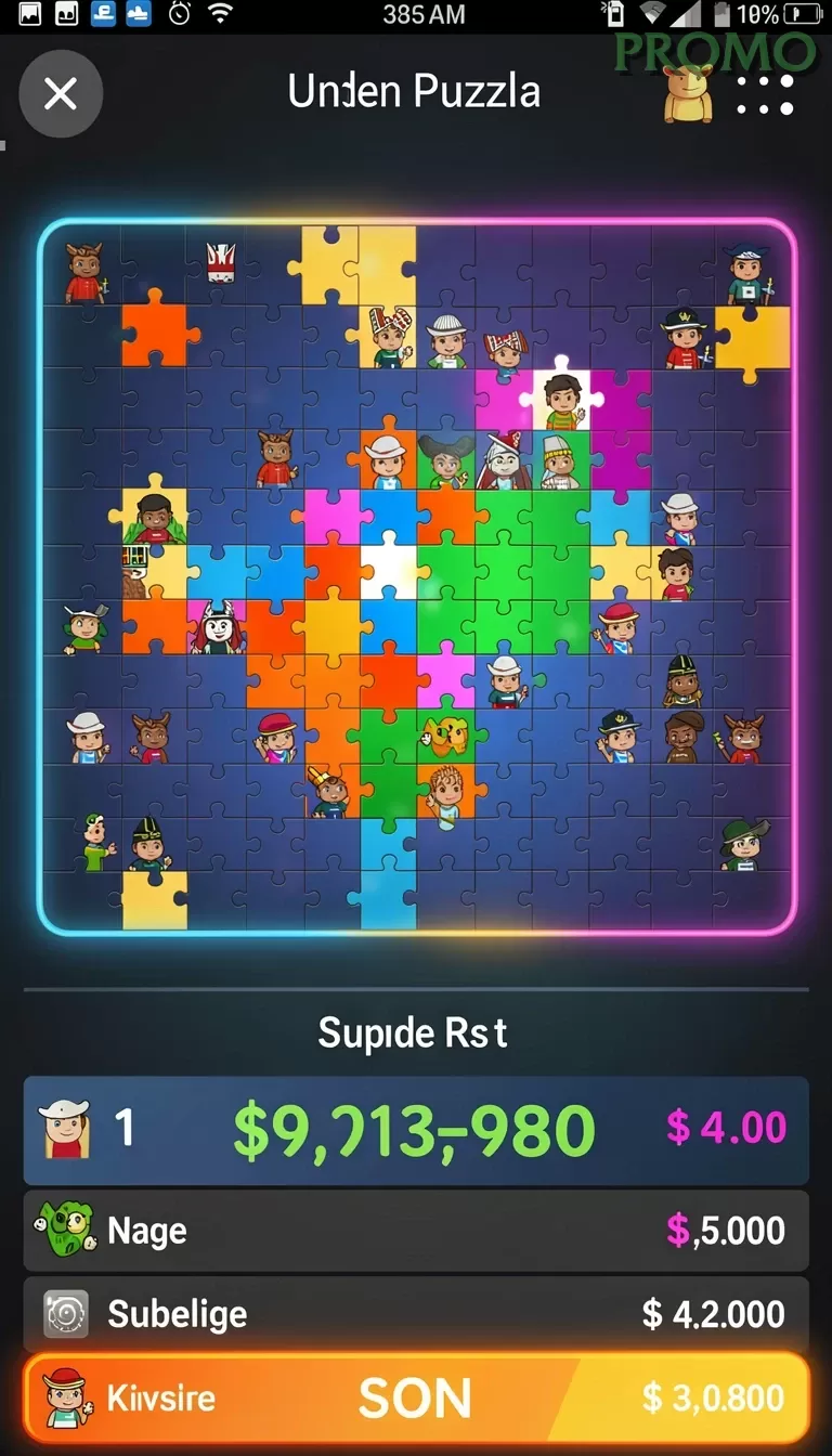 Cuplikan layar MEGA388 — menu navigasi